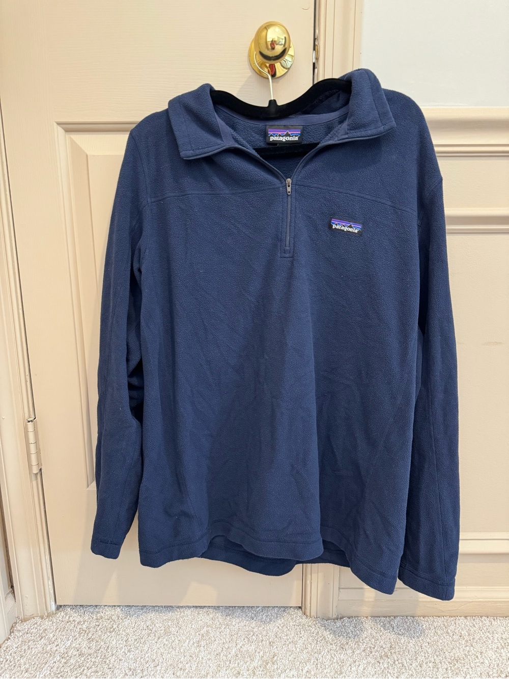 Patagonia Synchilla Snap-T Pullover Men's Fleece Blue Large